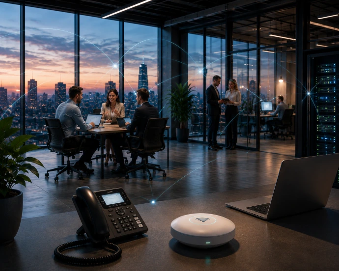 Telefonie, netwerk en WiFi-oplossingen voor bedrijven