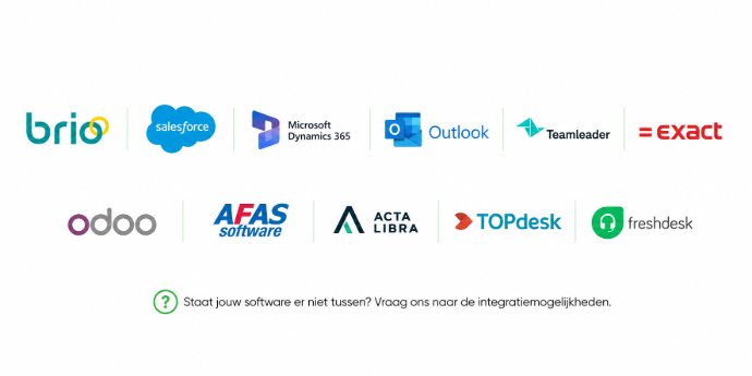 Koppelingen tussen bedrijfssoftware en cloudplatformen
